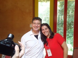 O Palestrante com Janaína Silva (Fagor Ederlan)