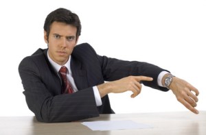 atrasado no trabalho