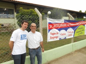 Lázaro e Adilson da ETEC e Conselheiros do AGRUPARH